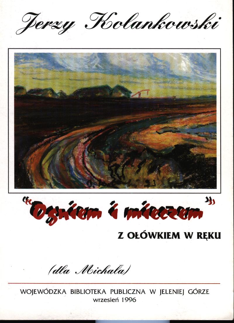 strona_tytuowa_Kolankowski_folder_wystawy_Ogniem_i_mieczem