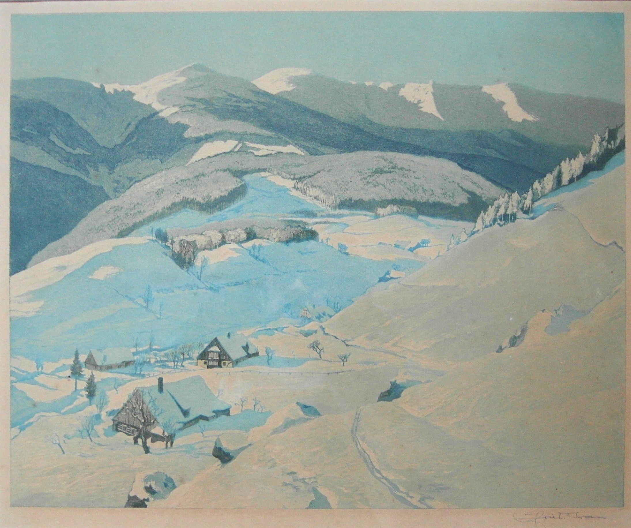 Malarz zimowych Karkonoszy 04