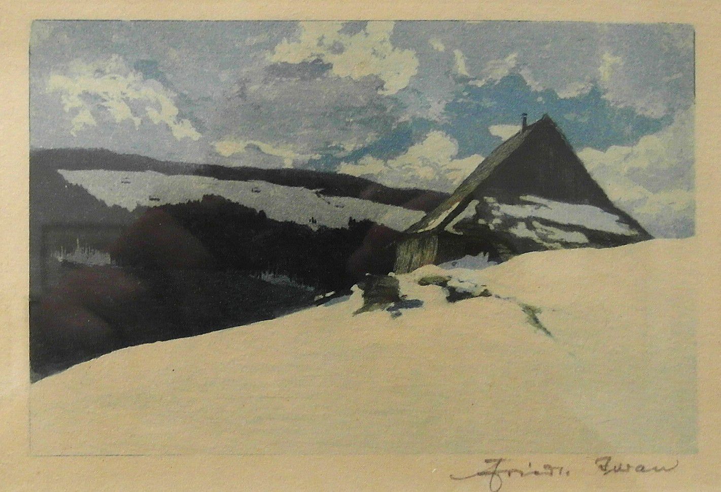 Malarz zimowych Karkonoszy 05