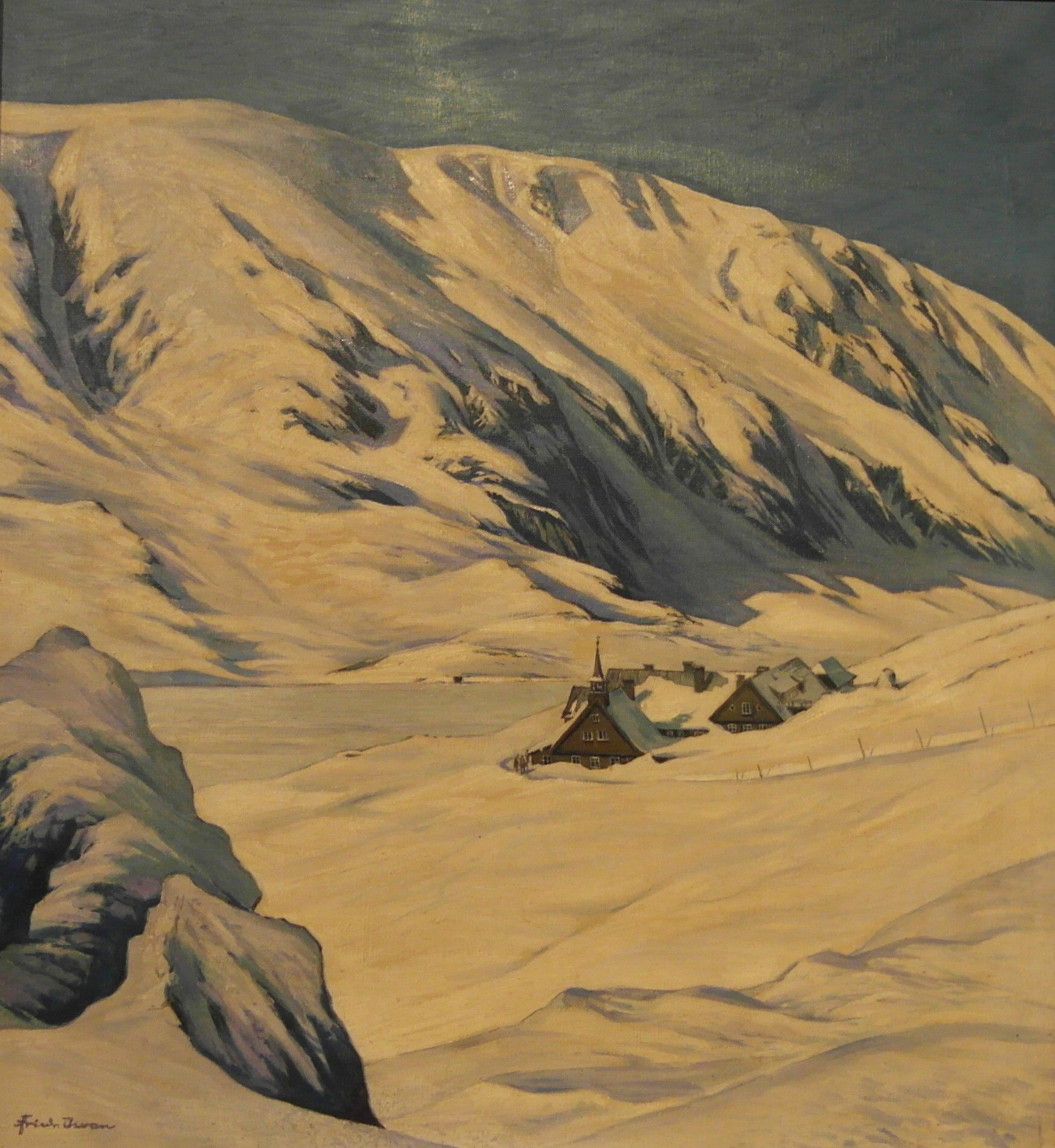 Malarz zimowych Karkonoszy 06