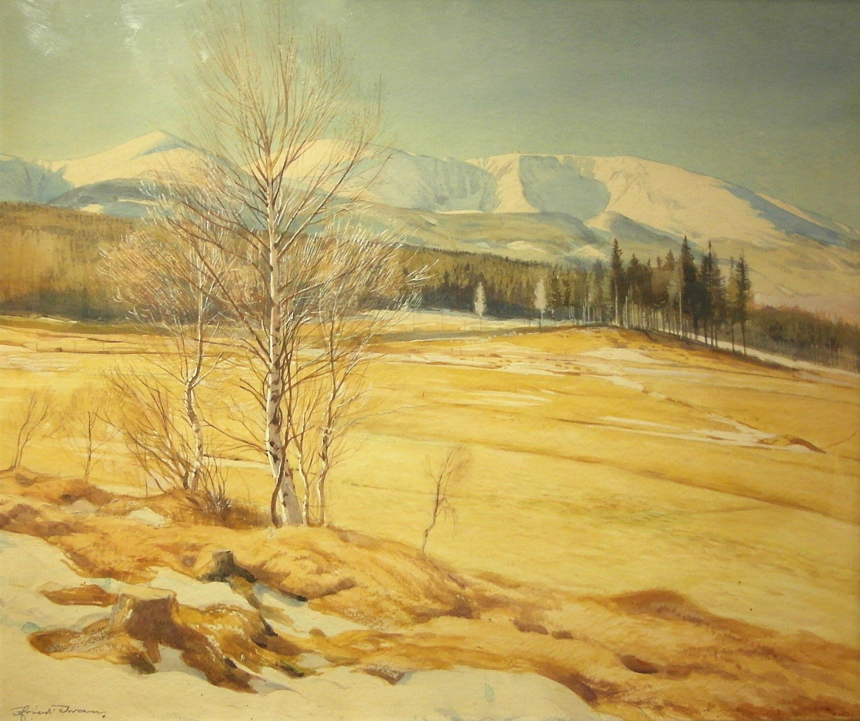 Malarz zimowych Karkonoszy 07